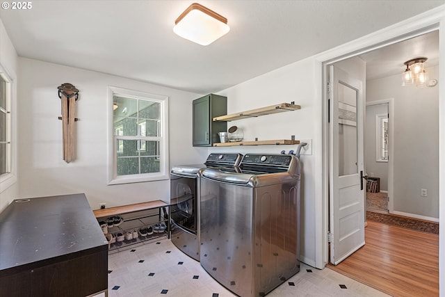 14955 Profitt Loop, Baker City, OR 97814 - washroom with washing machine and clothes dryer and light flooring