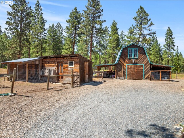 14955 Profitt Loop, Baker City, OR 97814 - view of barn featuring an exterior structure
