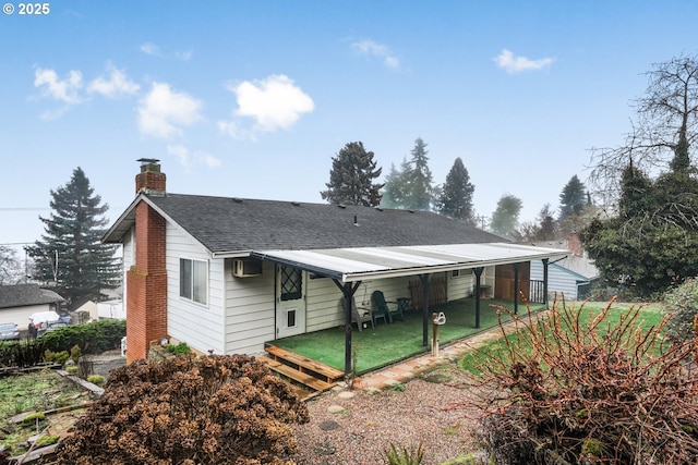 view of rear view of property