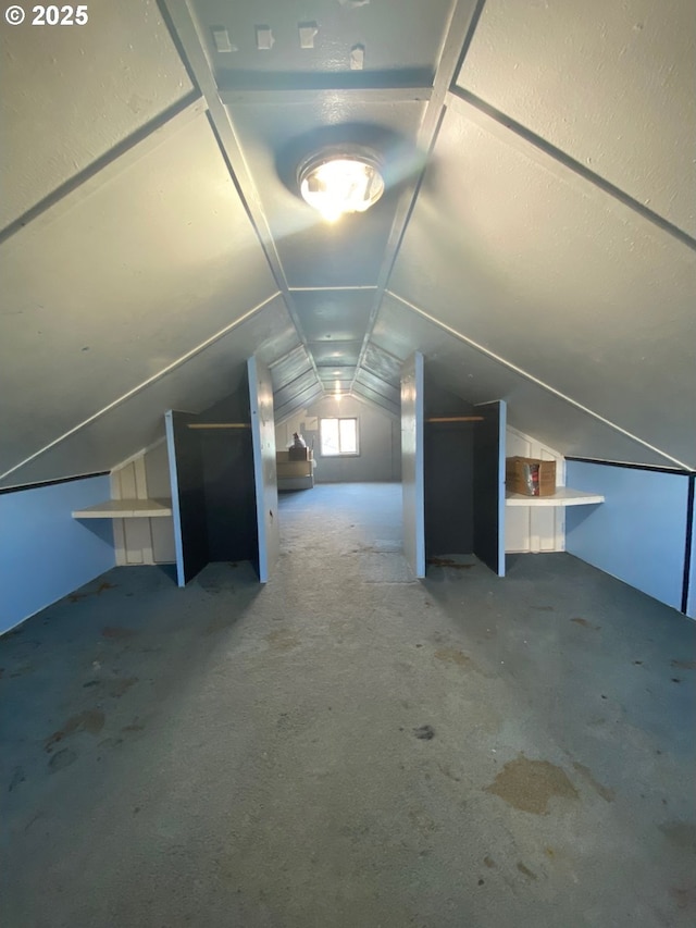1412 5th St, Tillamook, OR 97141 - additional living space featuring lofted ceiling and carpet flooring