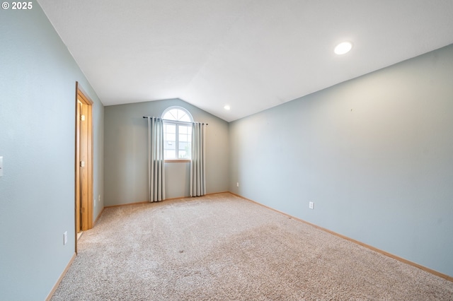 7501 NE 51st Way, Vancouver, WA 98662 - spare room featuring lofted ceiling and light carpet