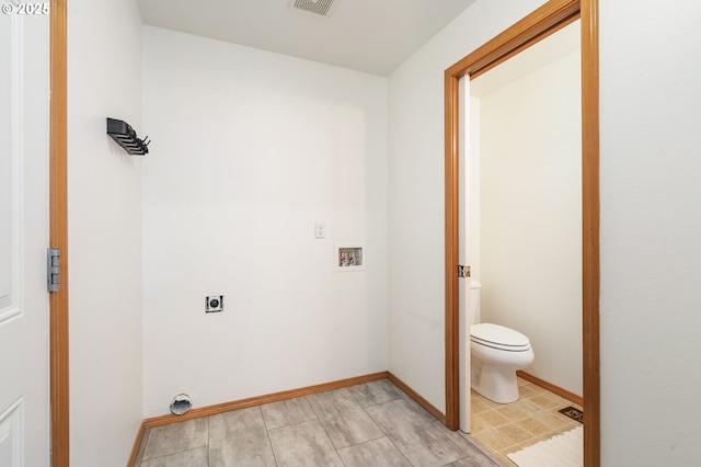 6837 SE 84th Ave, Portland, OR 97266 - laundry area with electric dryer hookup and washer hookup