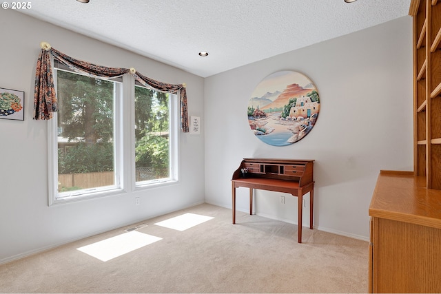 4710 SW Joshua St, Tualatin, OR 97062 - carpeted office space with a textured ceiling and recessed lighting