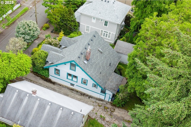 aerial view of property and surrounding area