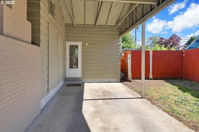 1437 Sequoia Ave, Springfield, OR 97477 - entrance to property featuring a patio and board and batten siding