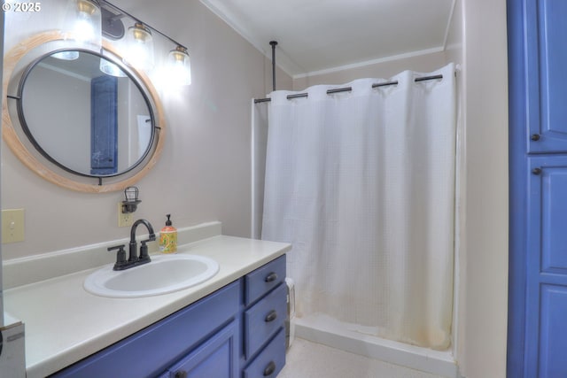 94178 9th St, Gold Beach, OR 97444 - bathroom featuring vanity and a shower with curtain