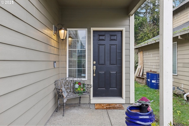 view of entrance to property