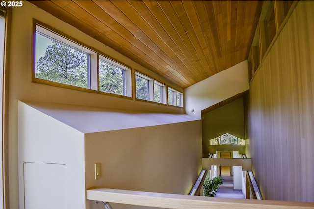395 Rio Nes Ln, Roseburg, OR 97470 - staircase with wood ceiling