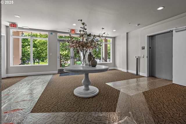 707 N Hayden Island Dr Unit 217, Portland, OR 97217 - building lobby with recessed lighting
