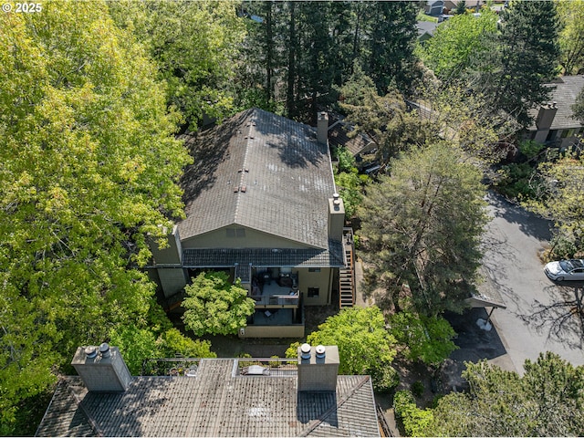 bird's eye view