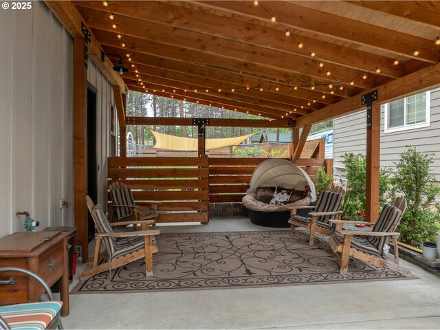 view of patio