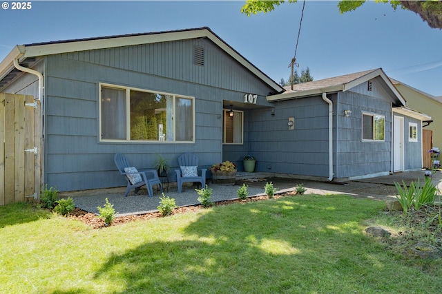 107 S Ranck Ave, Yacolt, WA 98675 - rear view of property featuring a patio area