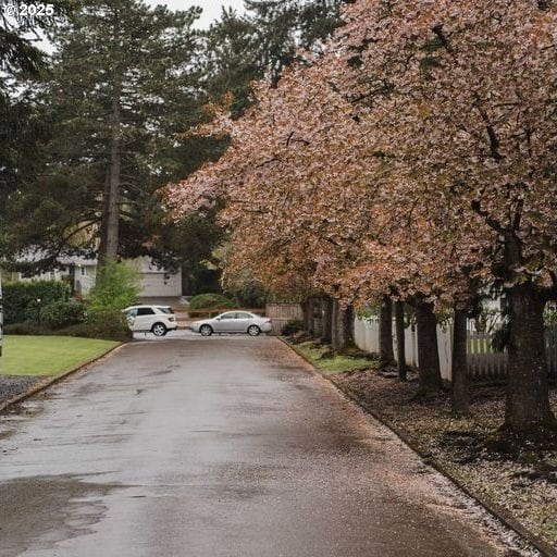 view of road