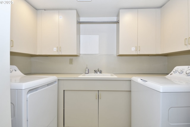 4296 SE Fieldcrest St, Milwaukie, OR 97222 - laundry room featuring cabinet space and independent washer and dryer