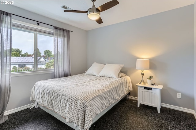 1543 NE Hyde St, Hillsboro, OR 97124 - bedroom featuring baseboards and ceiling fan