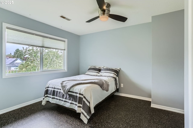 1543 NE Hyde St, Hillsboro, OR 97124 - bedroom with baseboards and a ceiling fan