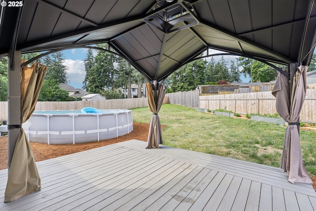 1213 NW Westridge St, Vancouver, WA 98665 - wooden terrace featuring a fenced backyard