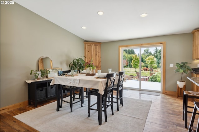 40774 SE Trubel Rd, Sandy, OR 97055 - dining space with light wood finished floors and recessed lighting