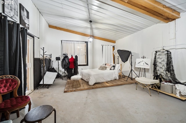 40774 SE Trubel Rd, Sandy, OR 97055 - bedroom with concrete flooring