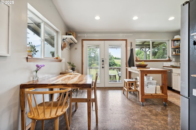 40774 SE Trubel Rd, Sandy, OR 97055 - dining room featuring french doors and recessed lighting