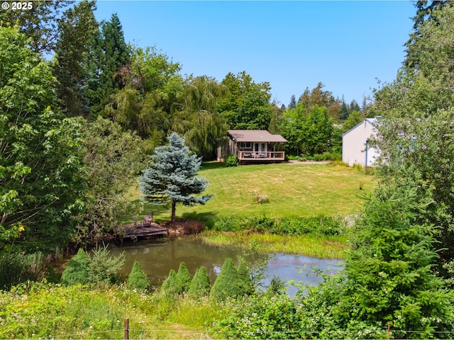 40774 SE Trubel Rd, Sandy, OR 97055 - view of grassy yard featuring a water view