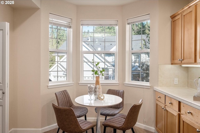 view of dining space