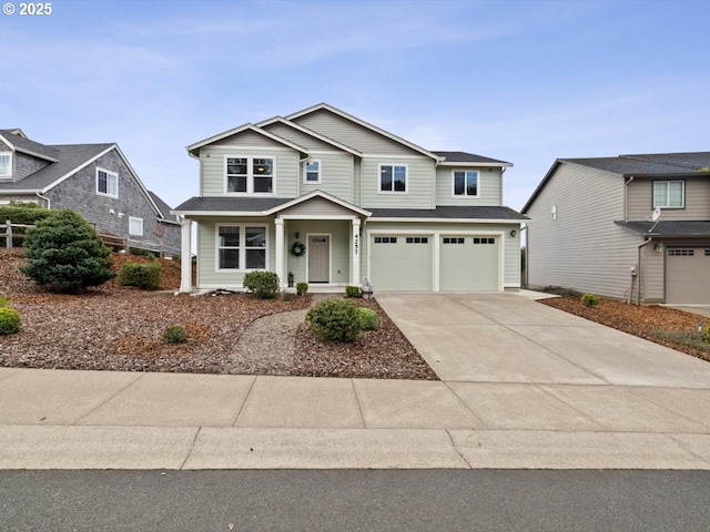 4257 SE Jetty Ave, Lincoln City, OR 97367 - view of front of property with driveway and a garage
