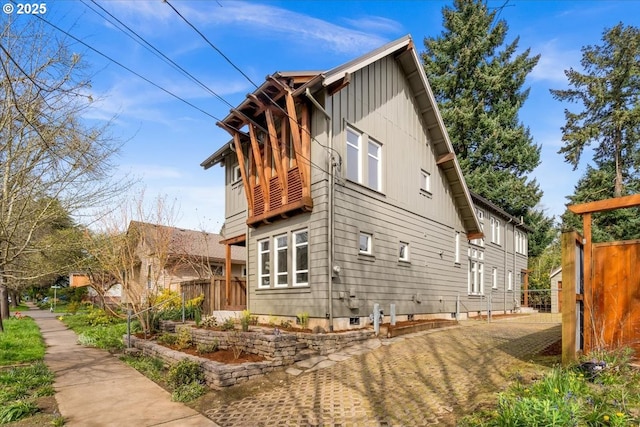 8316 SE 7th Ave, Portland, OR 97202 - view of home's exterior with board and batten siding