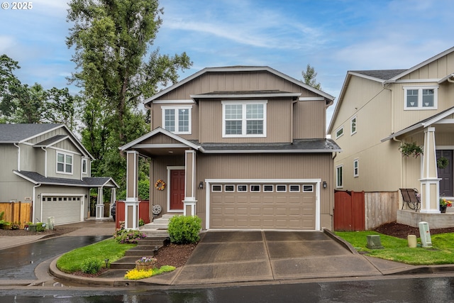 5761 Mt Vernon Rd, Springfield, OR 97478 - view of front of home featuring a garage and driveway