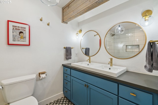 7780 Blinkhorn Way, Gladstone, OR 97027 - full bathroom featuring double vanity and a tile shower