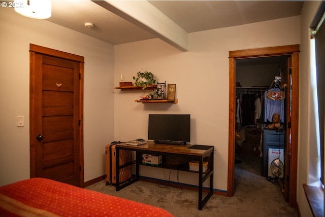 62725 Eagle Rd, Bend, OR 97701 - carpeted bedroom featuring baseboards, a closet, and a spacious closet
