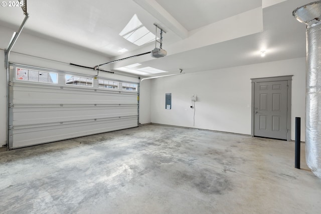 14716 Blue Blossom Way, Oregon City, OR 97045 - garage featuring a garage door opener and electric panel