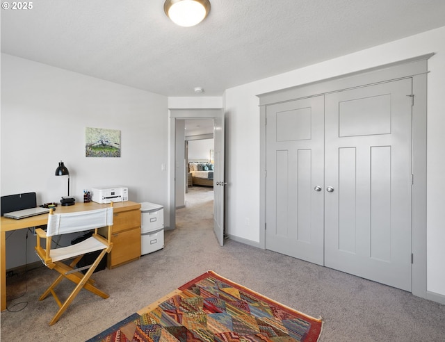 14716 Blue Blossom Way, Oregon City, OR 97045 - office area with light carpet and a textured ceiling