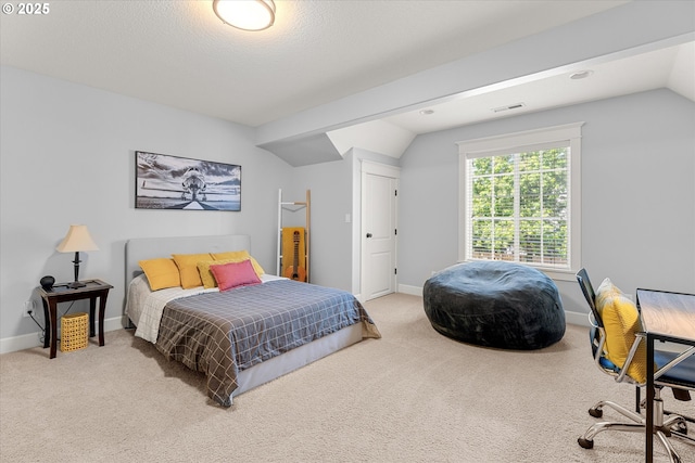 2121 Ostman Rd, West Linn, OR 97068 - bedroom featuring lofted ceiling, carpet floors, baseboards, and a desk