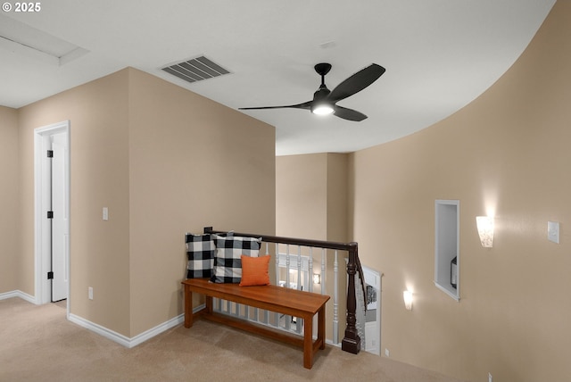 342 NW 84th Pl, Portland, OR 97229 - hall with carpet and an upstairs landing