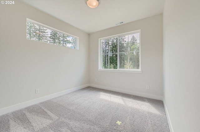 empty room with carpet floors