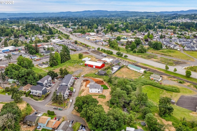 100 Running Dogs Ln, Saint Helens, OR 97051 - aerial view of property's location featuring a mountainous background and nearby suburban area