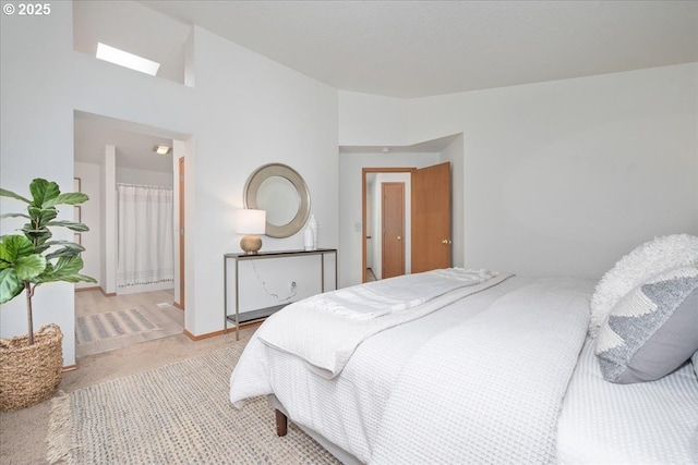 5249 NW 173rd Pl, Portland, OR 97229 - bedroom featuring lofted ceiling and light colored carpet