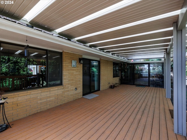 view of deck