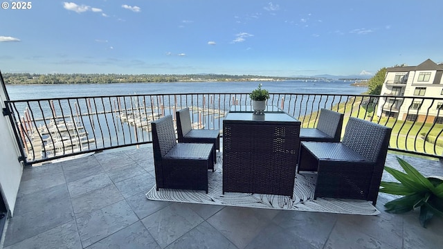 707 N Hayden Island Dr Unit 415, Portland, OR 97217 - balcony featuring a water view