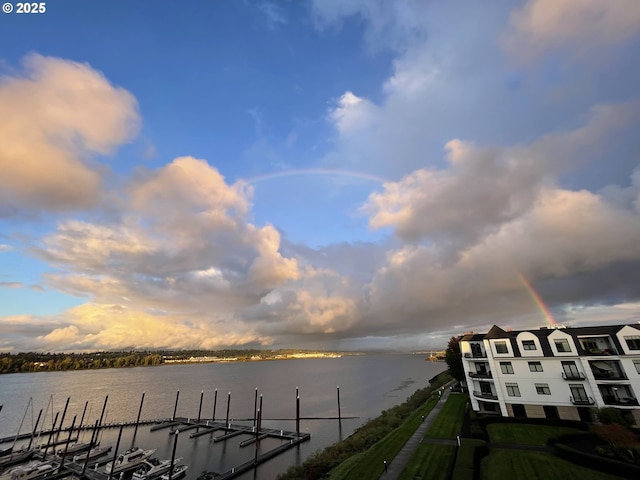 707 N Hayden Island Dr Unit 415, Portland, OR 97217 - dock with a water view