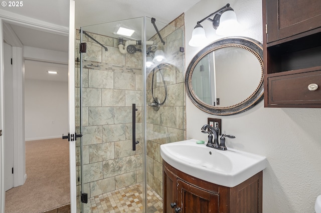 116 SE 153rd Ave, Portland, OR 97233 - bathroom with a stall shower and vanity