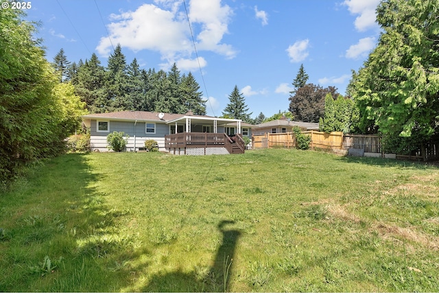 116 SE 153rd Ave, Portland, OR 97233 - rear view of property featuring a deck