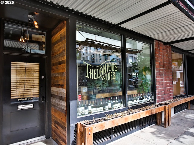 1255 NW 9th Ave Unit 411, Portland, OR 97209 - property entrance featuring brick siding