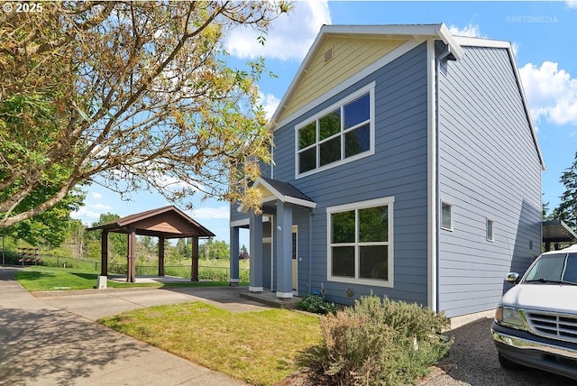 2820 23rd Pl, Forest Grove, OR 97116 - view of front facade with a gazebo and a front yard