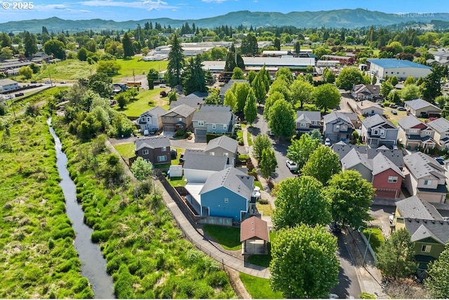 2820 23rd Pl, Forest Grove, OR 97116 - aerial perspective of suburban area with a mountainous background