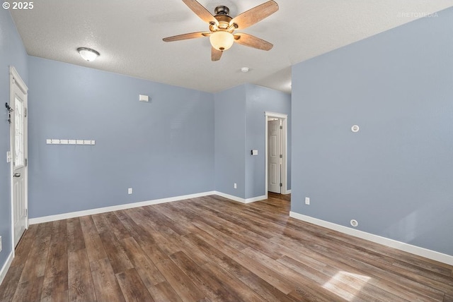 2820 23rd Pl, Forest Grove, OR 97116 - unfurnished room with a ceiling fan, wood finished floors, and a smoke detector