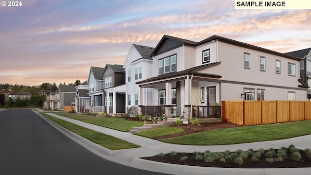 13981 SW 166th Ave, Tigard, OR 97223 - view of front of property with a residential view and a porch