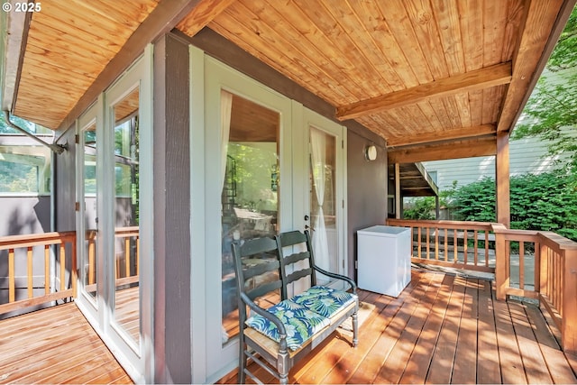 2696 Moon Mountain Dr, Eugene, OR 97403 - view of wooden deck