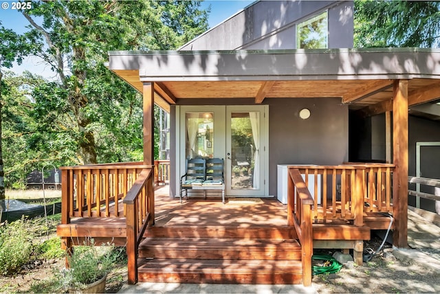 2696 Moon Mountain Dr, Eugene, OR 97403 - deck featuring french doors